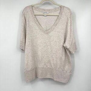 Athleta step forward short sleeve sweatshirt toasted brown woman’s size XL soft